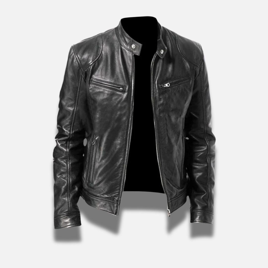 JACKSON - VEGAN LEATHER JACKET