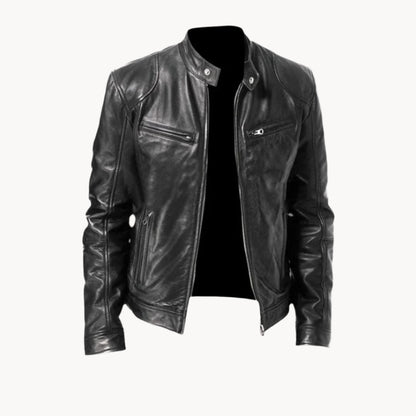 JACKSON - VEGAN LEATHER JACKET