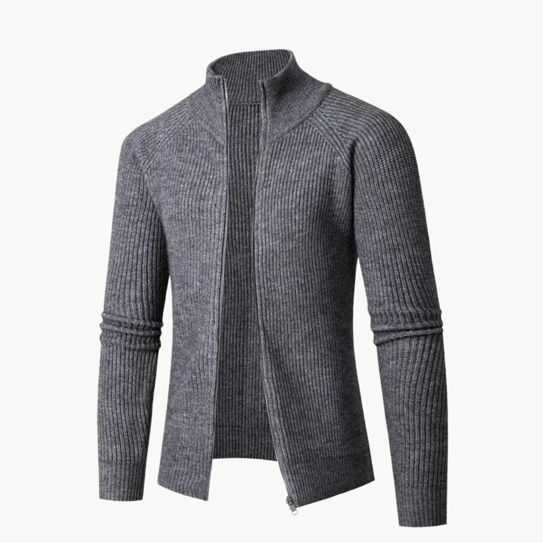 OSLO ZIP CARDIGAN