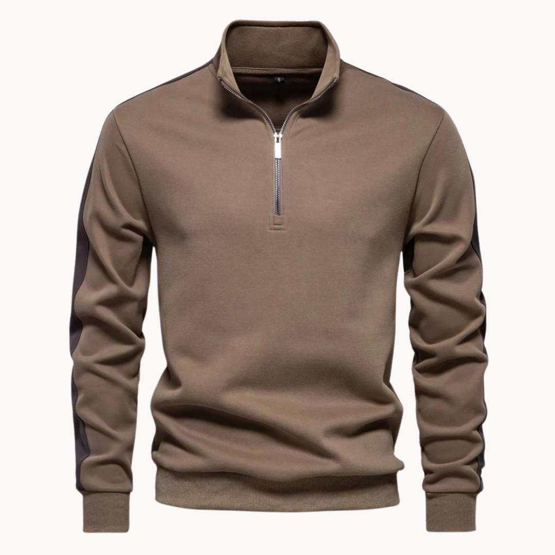 BRUNO QUARTER ZIP SWEATER