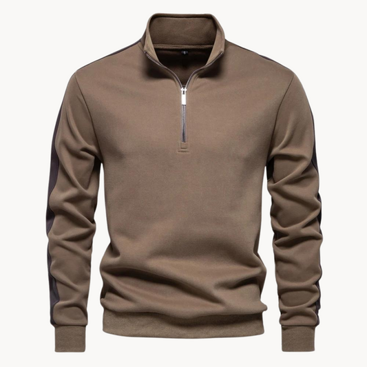 BRUNO QUARTER ZIP SWEATER