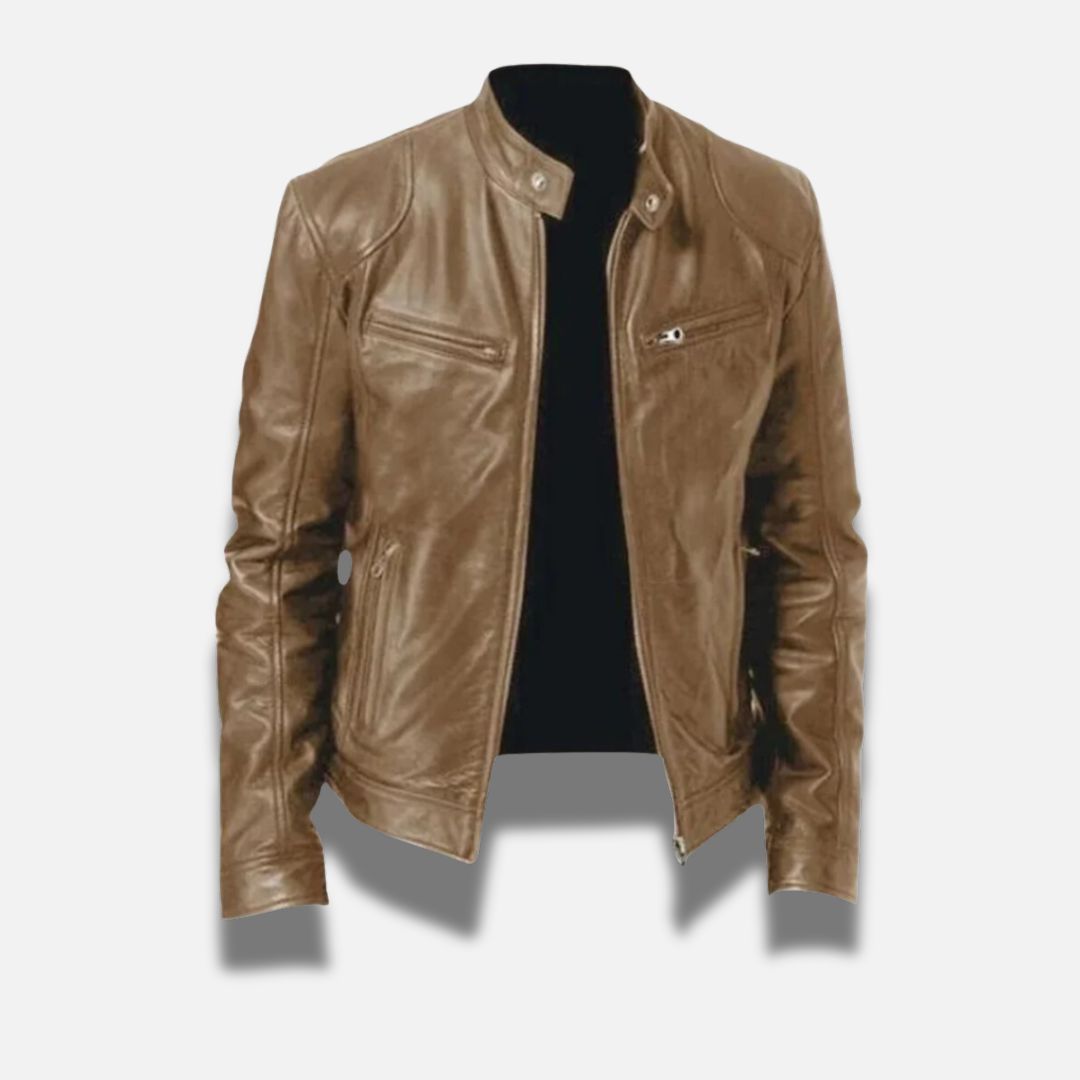 JACKSON - VEGAN LEATHER JACKET