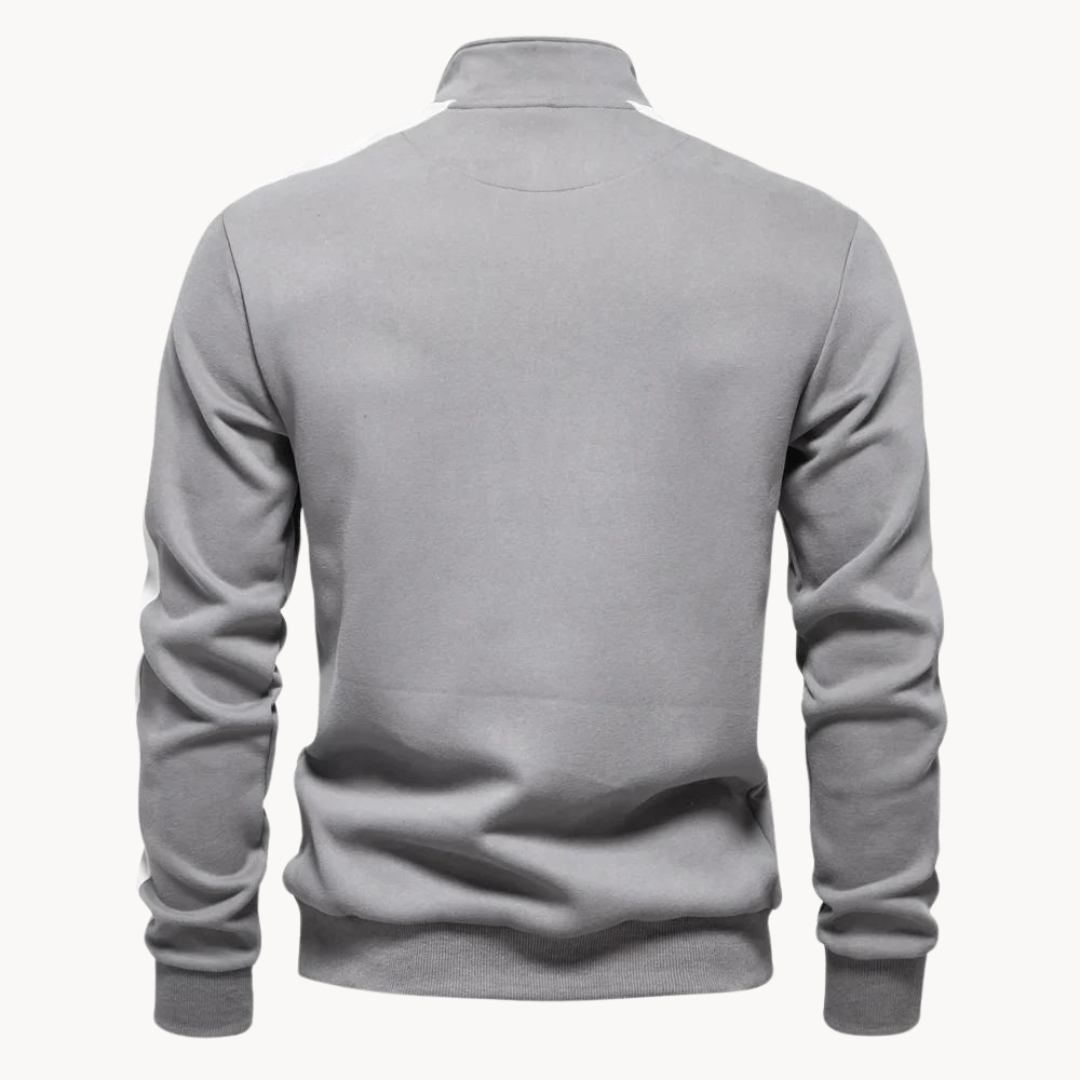 BRUNO QUARTER ZIP SWEATER