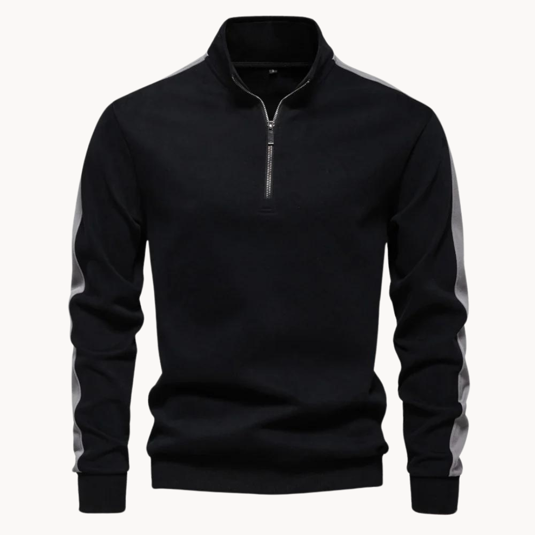 BRUNO QUARTER ZIP SWEATER