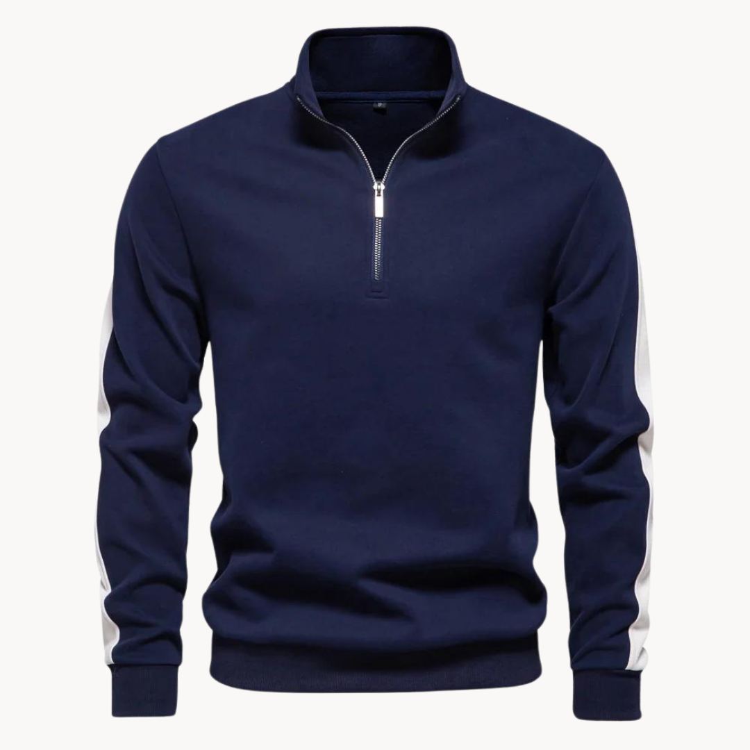 BRUNO QUARTER ZIP SWEATER