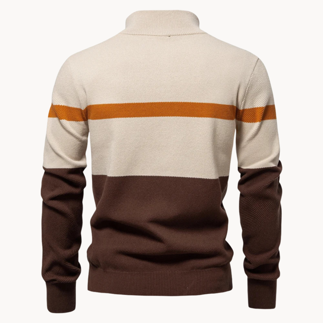 ARMAND QUARTER ZIP SWEATER