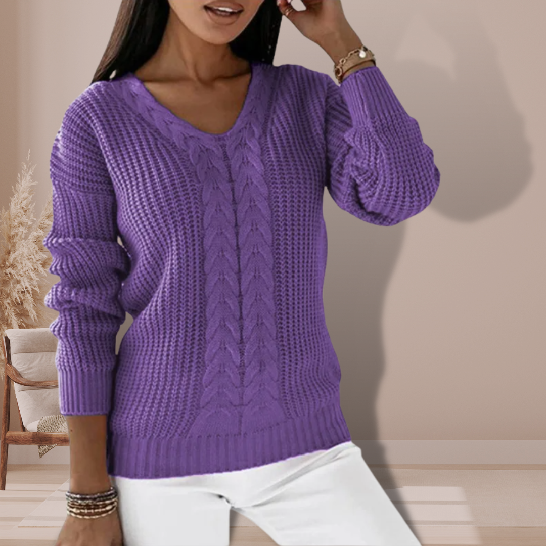 EMMA - SCANDINAVIAN KNITTED SWEATER