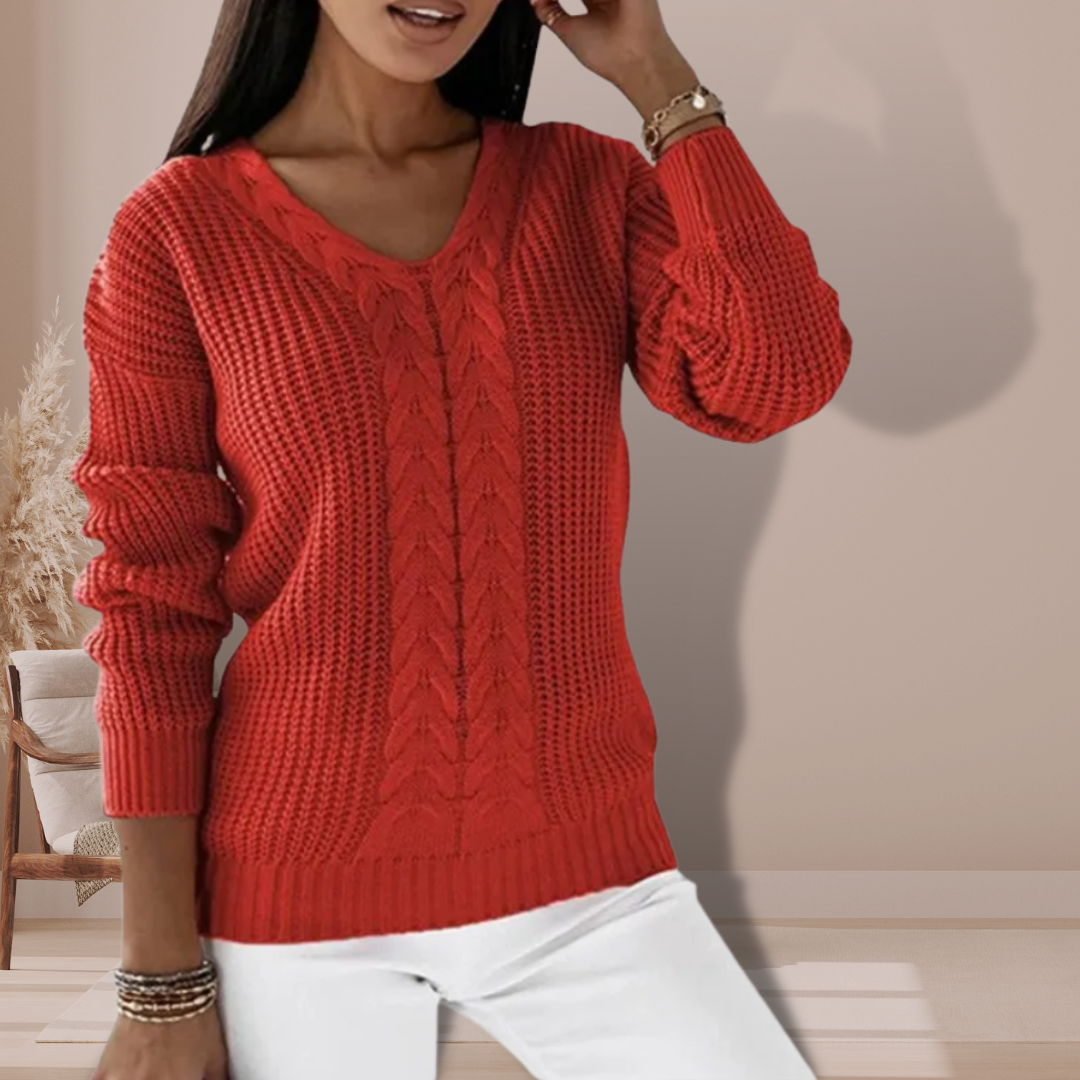 EMMA - SCANDINAVIAN KNITTED SWEATER