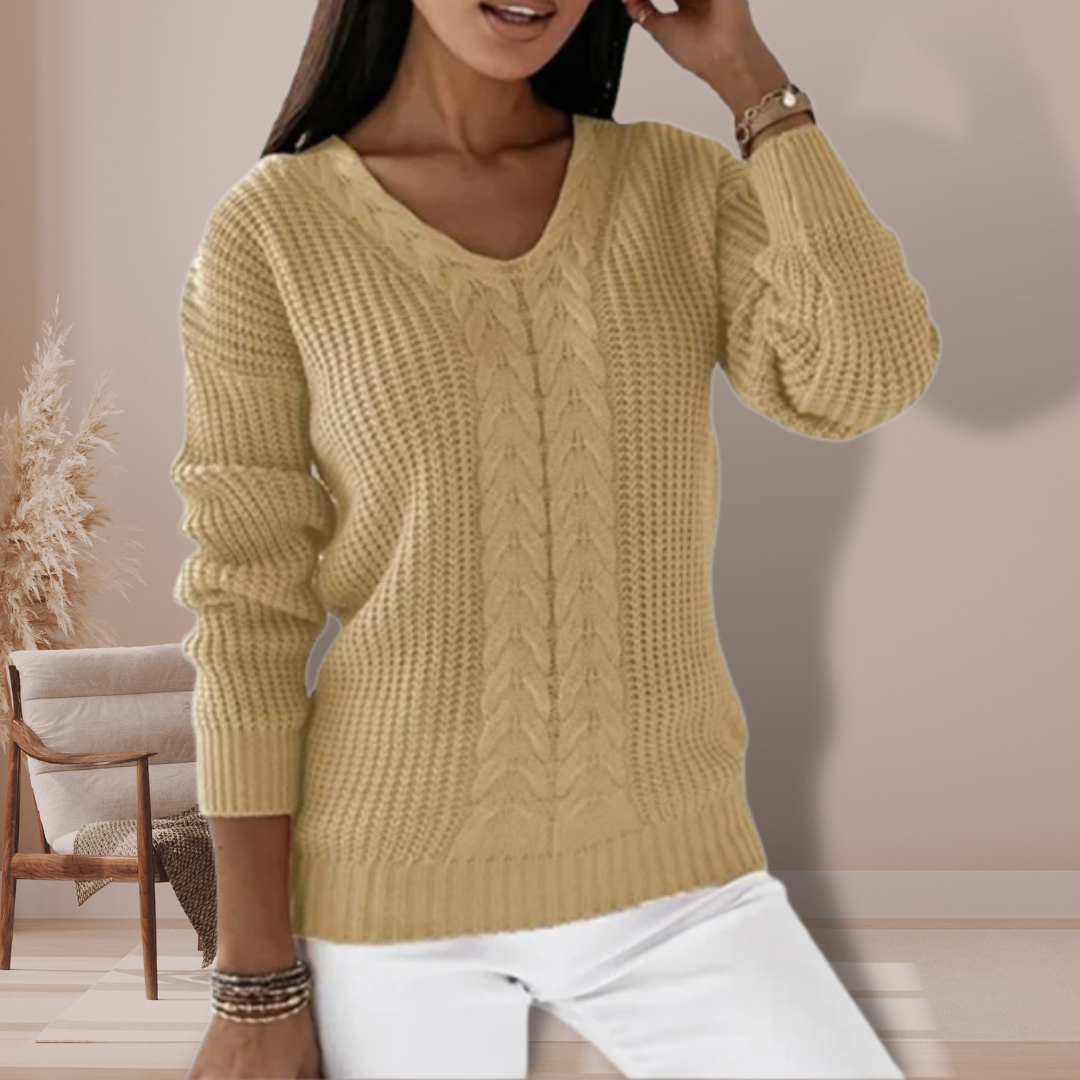 EMMA - SCANDINAVIAN KNITTED SWEATER