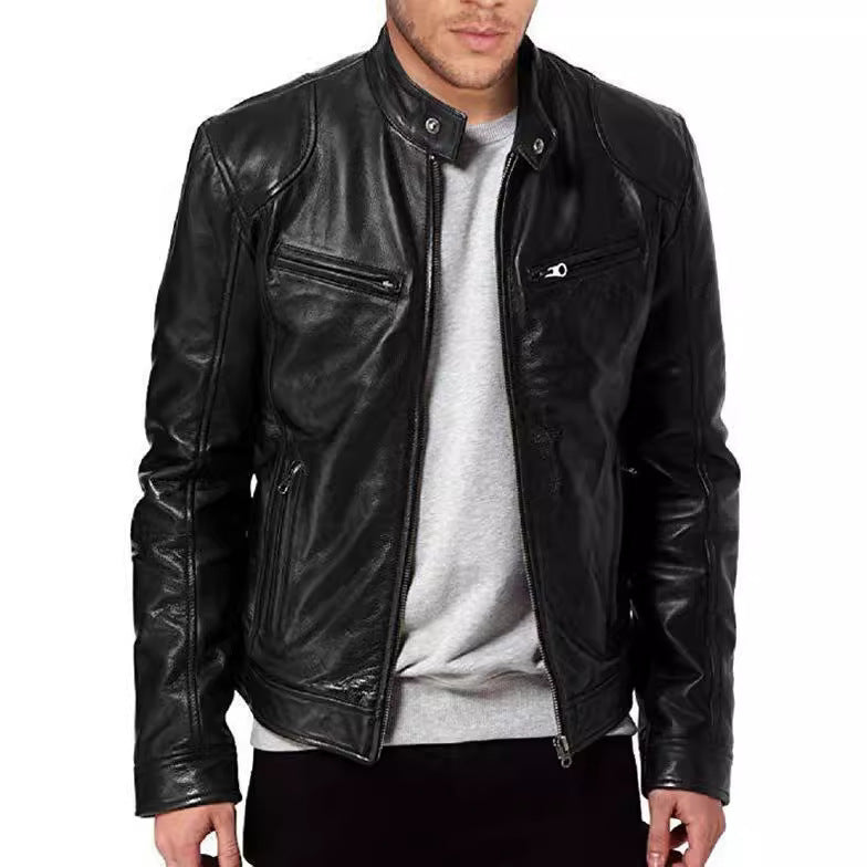 JACKSON - VEGAN LEATHER JACKET