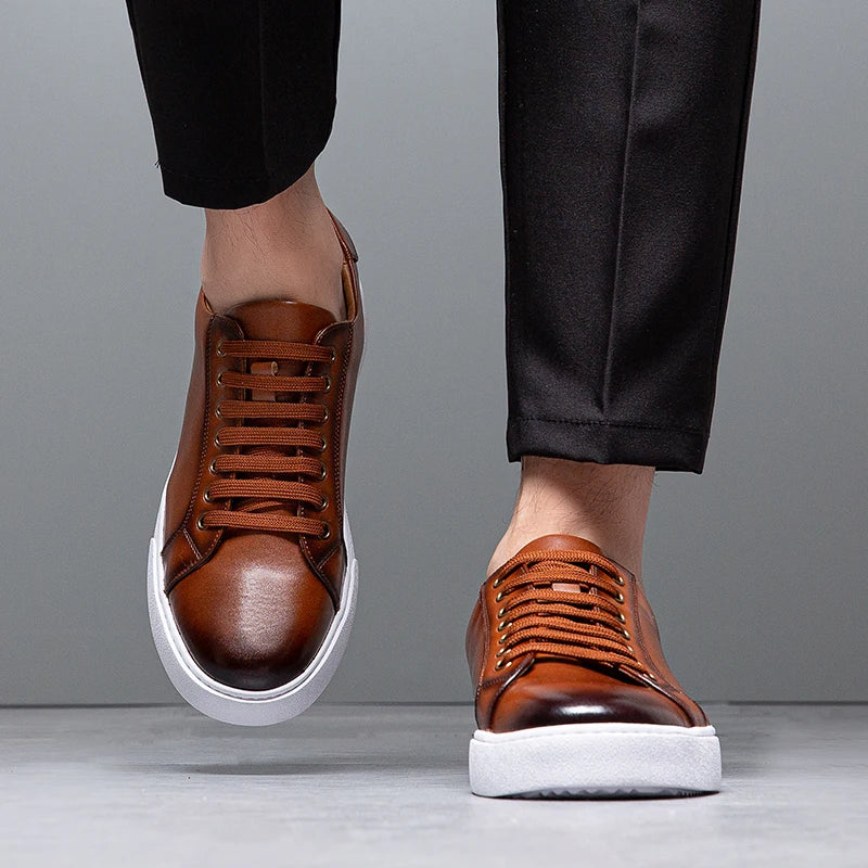 LIAM - MEN'S LEATHER SNEAKER